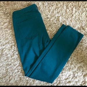 Teal jeans
